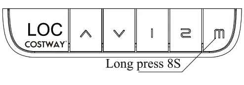 COSTWAY JV10229 Electric Height Adjustable Standing Desk - FIG16