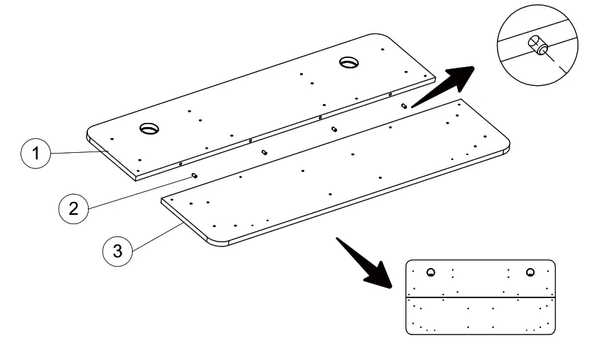 COSTWAY JV10229 Electric Height Adjustable Standing Desk - INSTOLE
