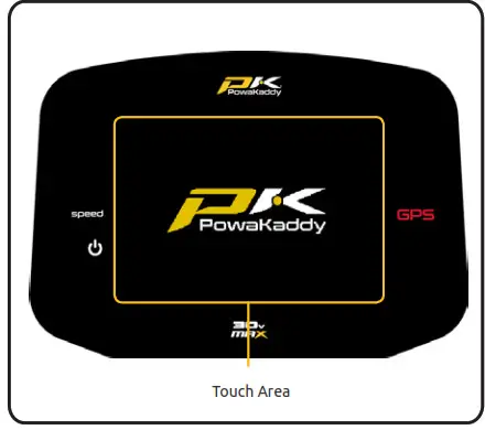 PowaKaddy FX7 GPS Electric Trolley - GPS Map