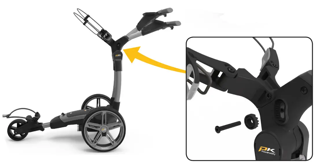 PowaKaddy FX7 GPS Electric Trolley - mating features
