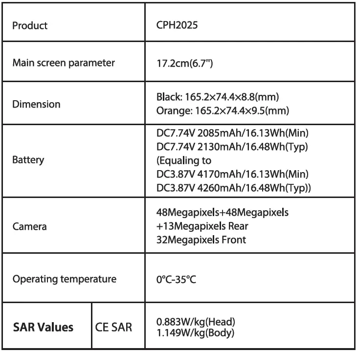 CPH2005 Oppo Find X2 Lite Smartphone 2