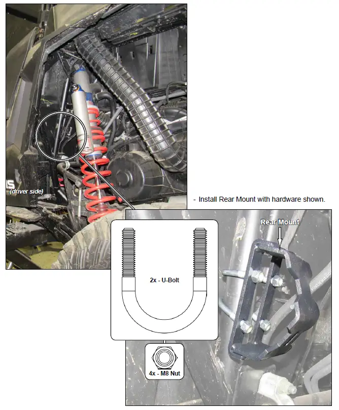 SUPERATV Nerf Bars Polaris RZR XP 4 1000 Turbo FIG (4)