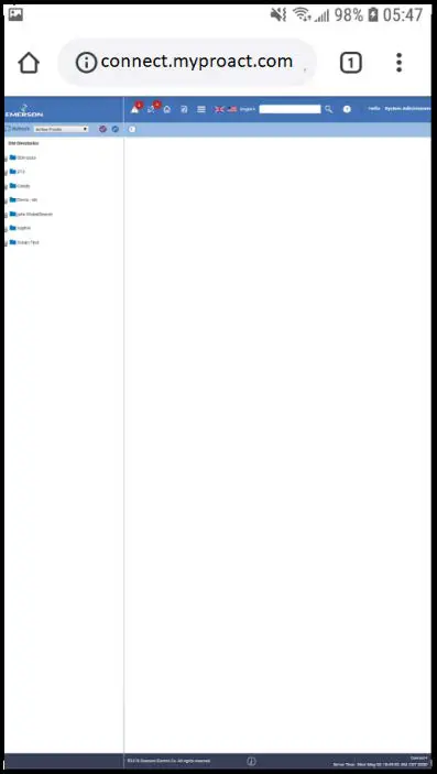 EMERSON Connect+ Mobile - Figure 1-2