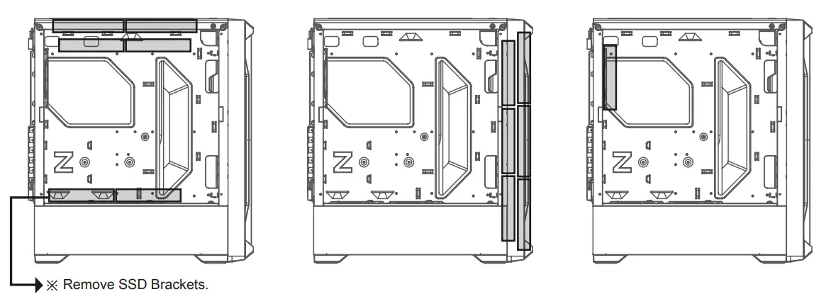 ZALMAN Z8, Z8 MG, Z8 TG ATX MID Tower Computer Case - fig 15