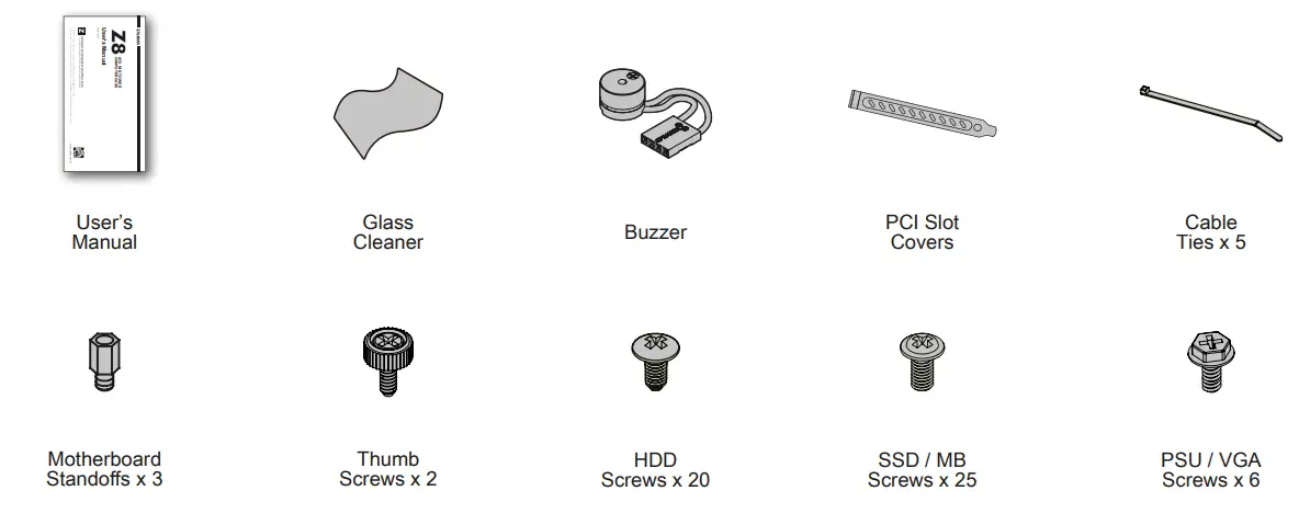 ZALMAN Z8, Z8 MG, Z8 TG ATX MID Tower Computer Case - fig 2
