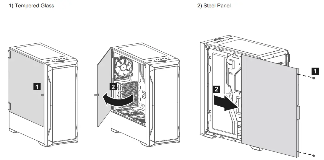 ZALMAN Z8, Z8 MG, Z8 TG ATX MID Tower Computer Case - fig 4