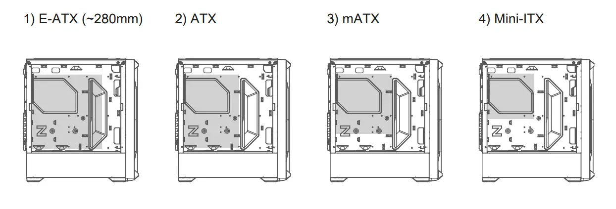 ZALMAN Z8, Z8 MG, Z8 TG ATX MID Tower Computer Case - fig 6