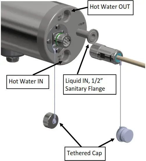 Spraying Systems 63600 PulsaJet Manifold - MANIFOLD END PLATES 2