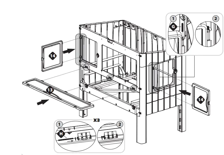 ferplast-570878-Grand-Lodge-Plus-Plastic-Rabbit-Hutch-on-Two-Floors-11