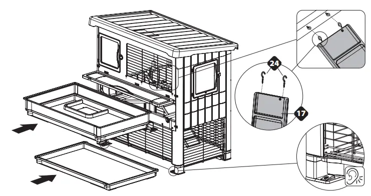 ferplast-570878-Grand-Lodge-Plus-Plastic-Rabbit-Hutch-on-Two-Floors-19