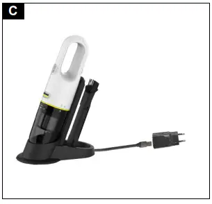 KARCHER CVH 2 Cordless Handheld Vacuum Cleaner-FIG4