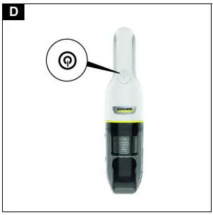 KARCHER CVH 2 Cordless Handheld Vacuum Cleaner-FIG5