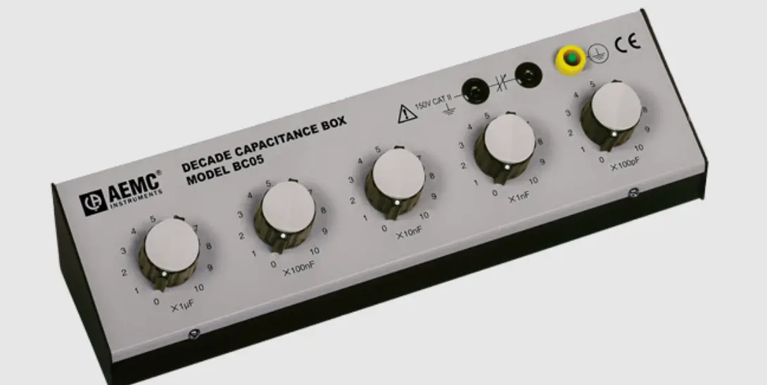Chauvin Arnoux Bc05 Resistance, Capacitance And Inductance Boxes User Guide