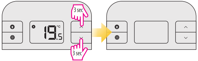 SALUS RT310TX Wireless Programmable Thermostat - Sleep Mode