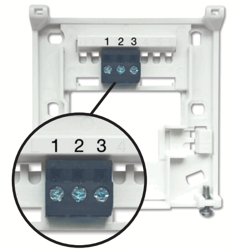 SALUS RT310TX Wireless Programmable Thermostat - Terminals
