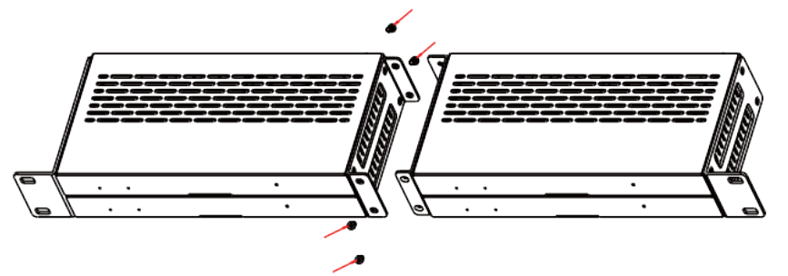 VigilLink VLIP JP4k3K EC 1G JPEG2000 HDMI 4K30 over IP with Video Wall - another two stacked