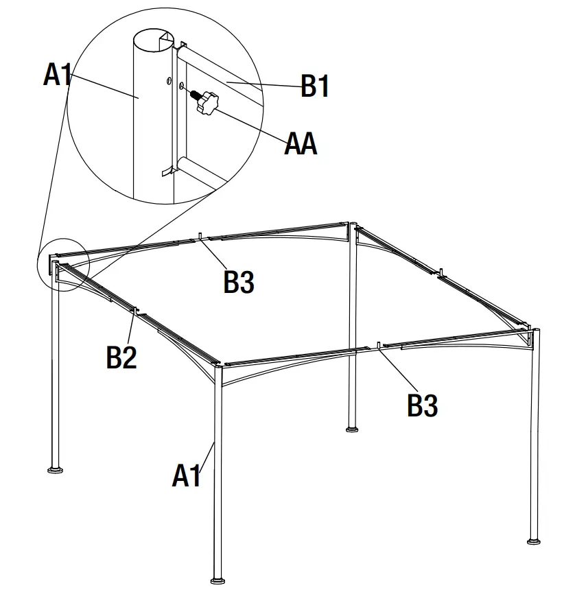 Attaching the Crossbeams