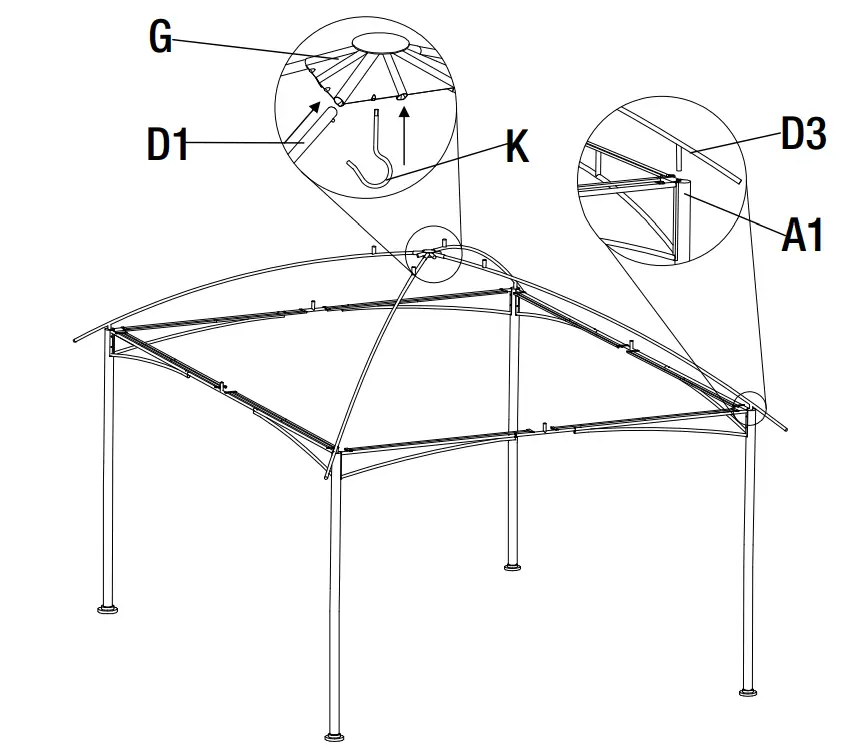 Attaching the Oblique Tube and Hook