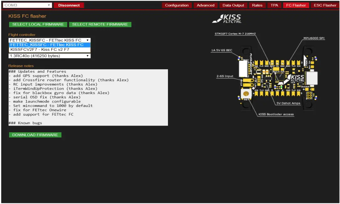 FETTEC FC F7 Flight Controller - fig 10