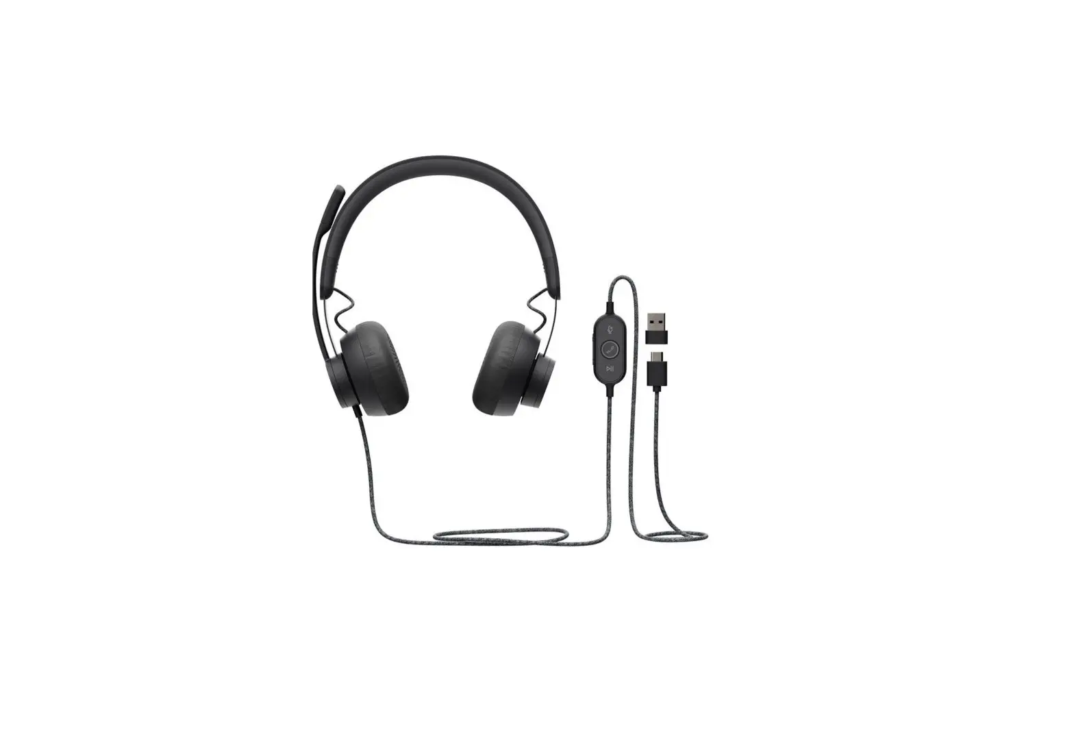 Logitech 981-000871 Zone Wired On-ear Headset Model User Guide