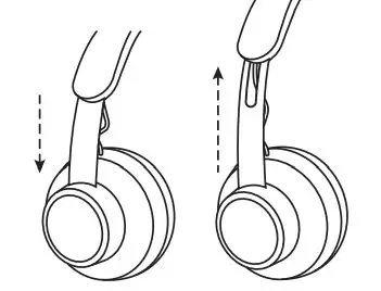 logitech 981-000871 Zone Wired On-Ear Headset Model User Guide - HEADSET FIT