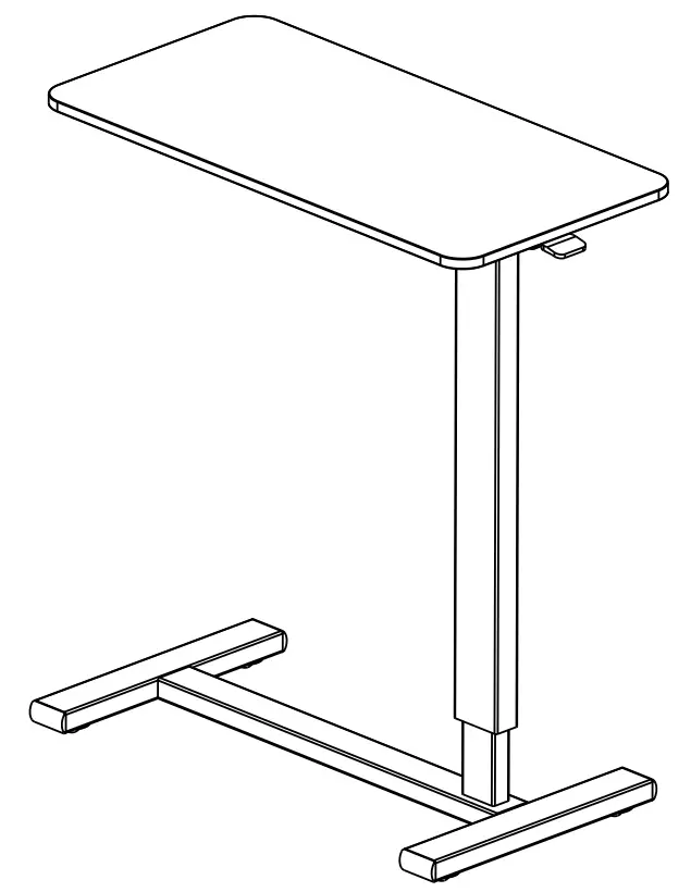 Cab-PC14923 Gas Spring Adjustable Desk