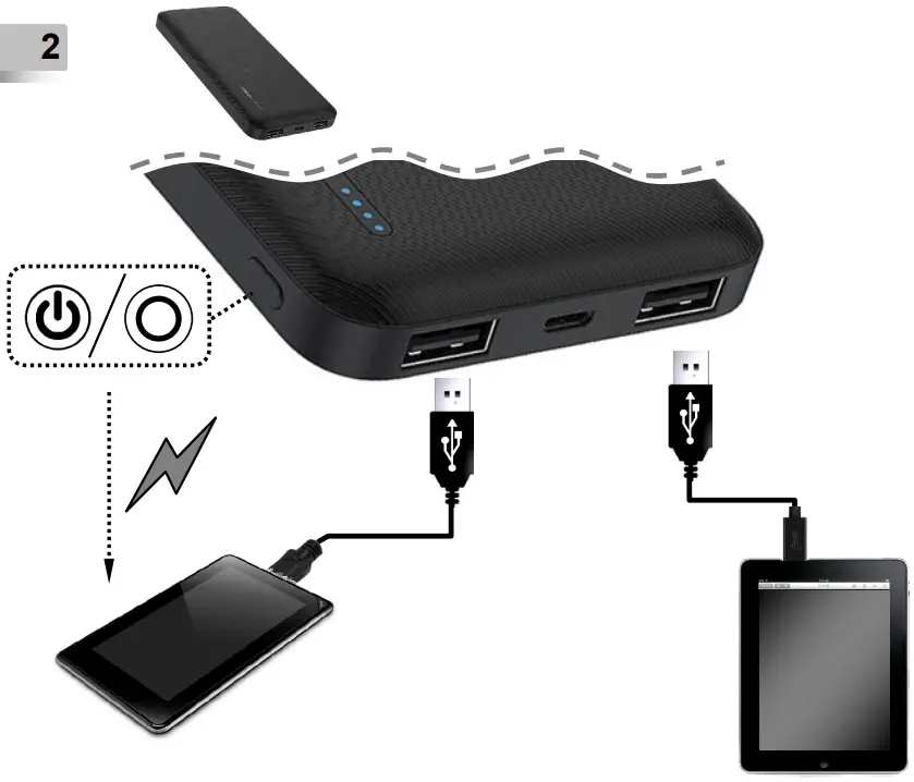 gembird PB10 02 20000 mAh Power Bank - registered