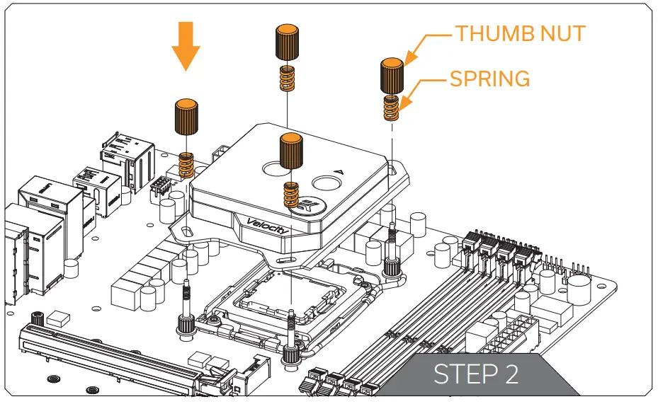EK-Quantum 3831109901687 Velocity UNC Standoffs - fig 2