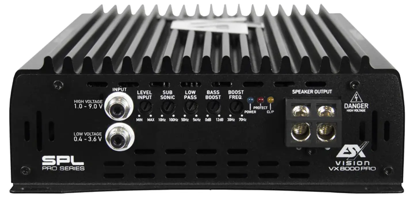 VISION ESX CX2000 PRO Ultra Class D Mono Amplifier
