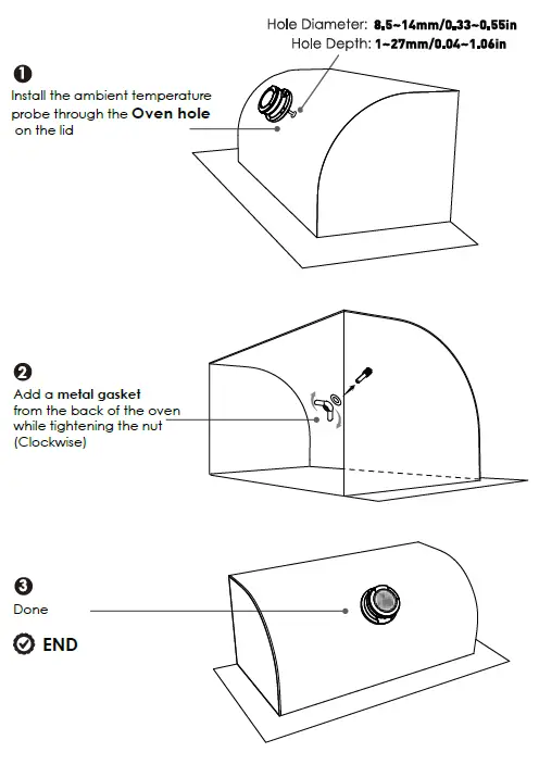 bol com AT-02 Smart Wireless BBQ Thermometer 5