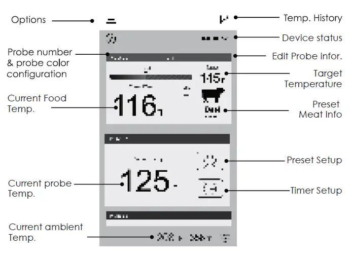 bol com AT-02 Smart Wireless BBQ Thermometer 6