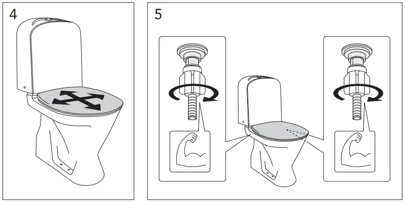3202596B Toilet Seat Gustavsberg Nautic Soft Closing Hard Seat Black - FIGURE 15