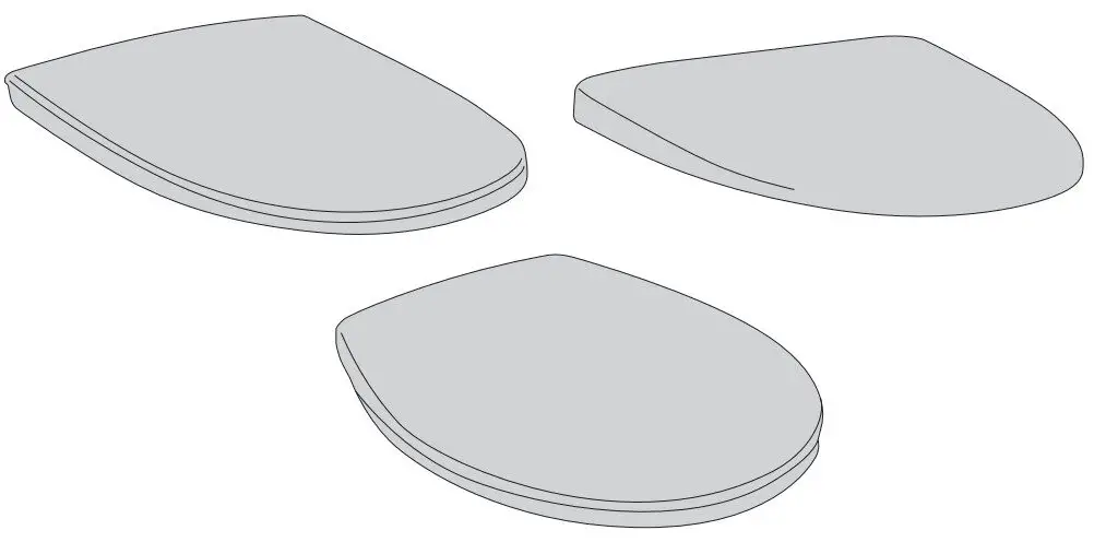 3202596B Toilet Seat Gustavsberg Nautic Soft Closing Hard Seat Black