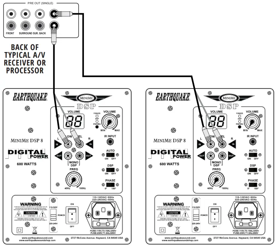 EARTHQUAKE SOUND MiniMe DSP 8 Subwoofer - fig 21