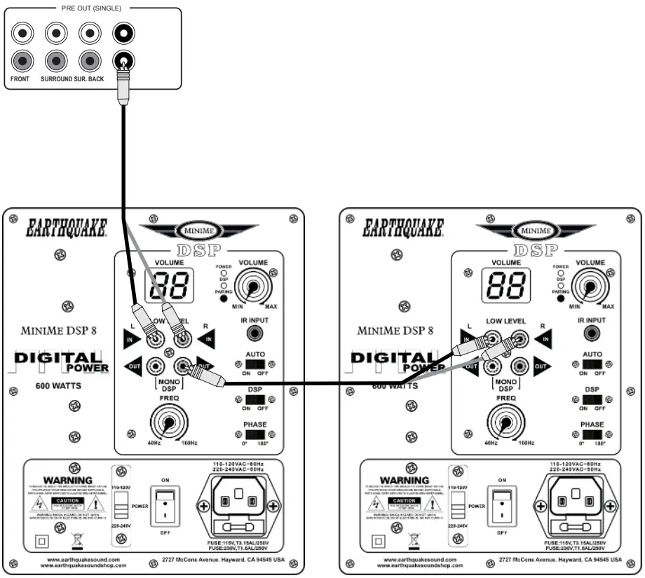 EARTHQUAKE SOUND MiniMe DSP 8 Subwoofer - fig 22