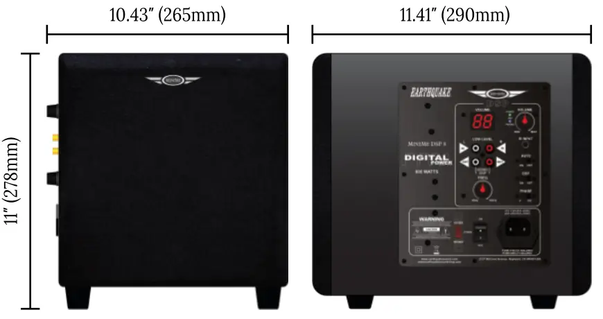 EARTHQUAKE SOUND MiniMe DSP 8 Subwoofer - fig 25