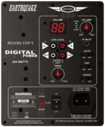 EARTHQUAKE SOUND MiniMe DSP 8 Subwoofer - fig 8
