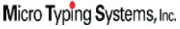 Micro Typing System- logo