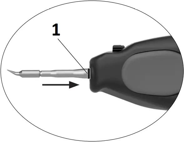 JBC AM120 - Changing Cartridges 3a