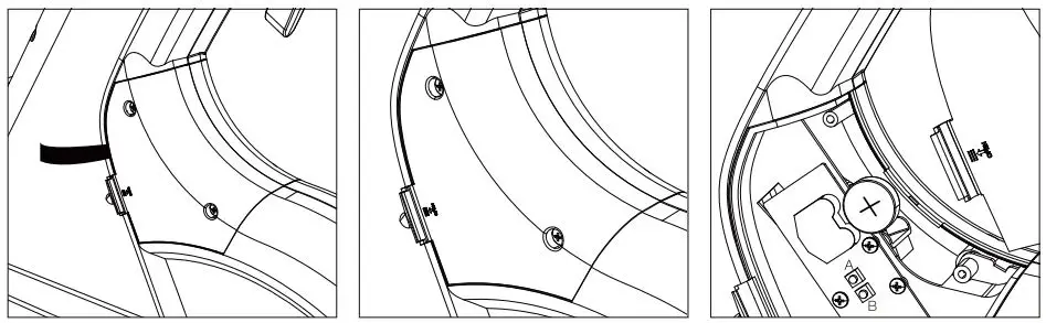 YESOUL YS-002 M1 Smart Spin Bike Instruction Manual - Battery Dismantling and Installation