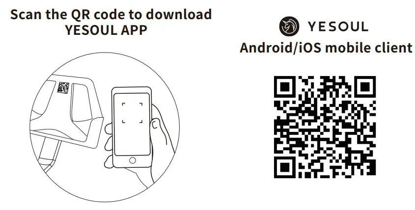 YESOUL YS-002 M1 Smart Spin Bike Instruction Manual - QR Code