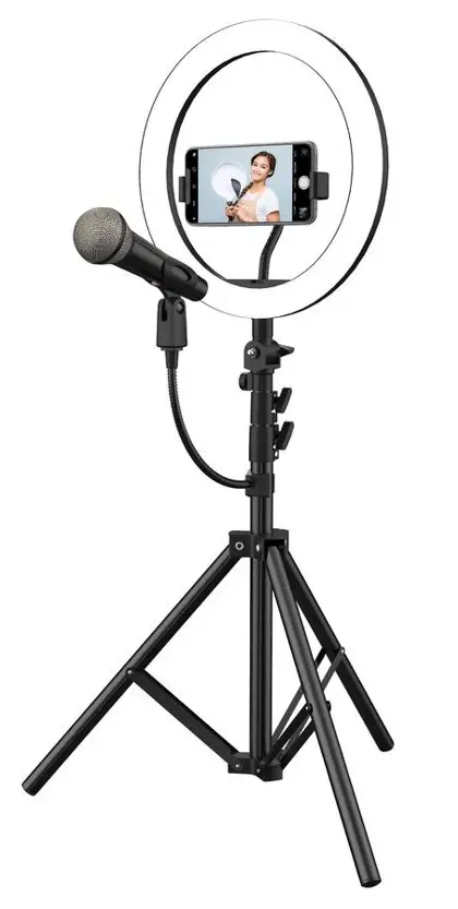 ON AIR 7260 Halo Light Pro LED Light & Media Station NEW