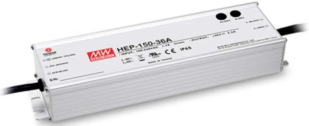 MEAN WELL HEP-150-12A 150W Switching Power Supply for Harsh Environment