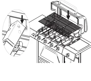 BACKYARD GRILL GBC1748WRSB-C Outdoor LP Gas Barbecue Grill - 21