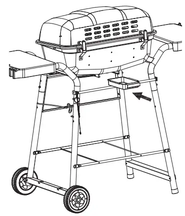BACKYARD GRILL GBC1748WRSB-C Outdoor LP Gas Barbecue Grill 13