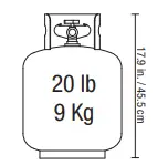 BACKYARD GRILL GBC1748WRSB-C Outdoor LP Gas Barbecue Grill14