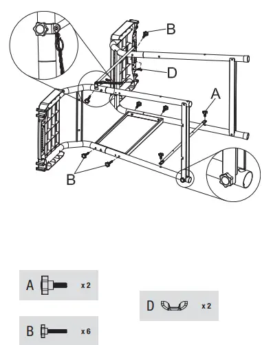 BACKYARD GRILL GBC1748WRSB-C Outdoor LP Gas Barbecue Grill 6