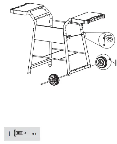 BACKYARD GRILL GBC1748WRSB-C Outdoor LP Gas Barbecue Grilll 8