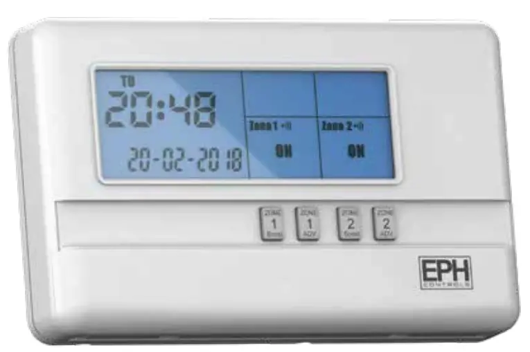 EPH CONTROLS R27 RF 2 Zone RF Programmer-