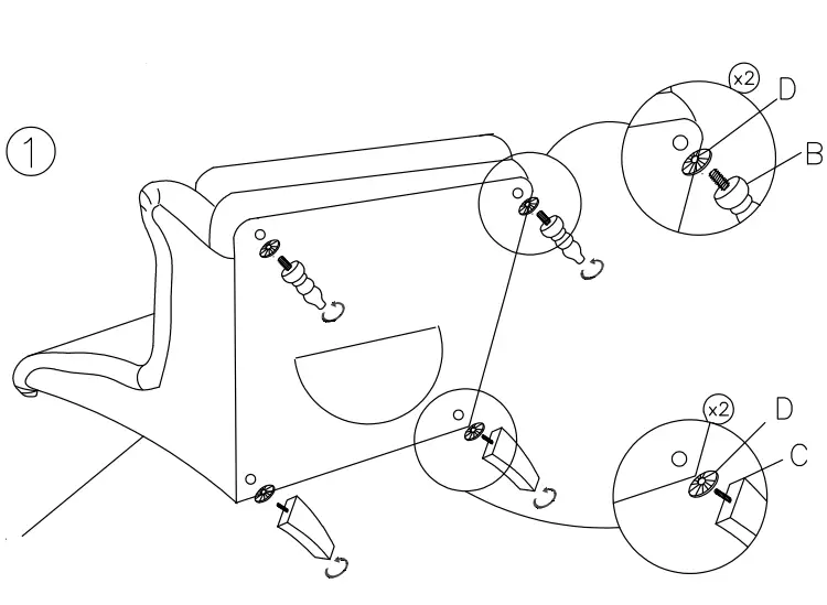 ASHLEY A3000053 Tartonelle Accent Chair-FIG3